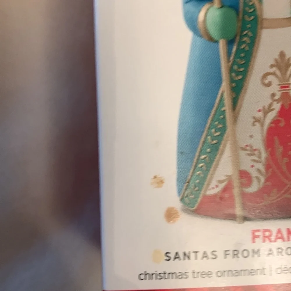 Hallmark keepsake Santa’s around the world FRANCE NIB ornament 2014